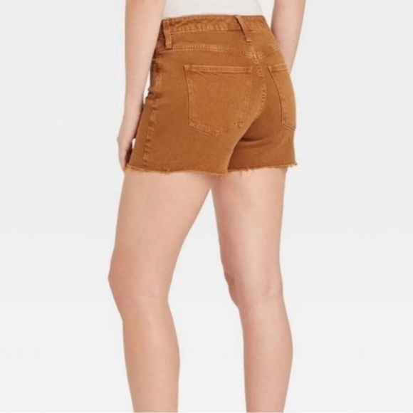 NWOT plum & rust Universal Thread denim shorts - Picture 13 of 15